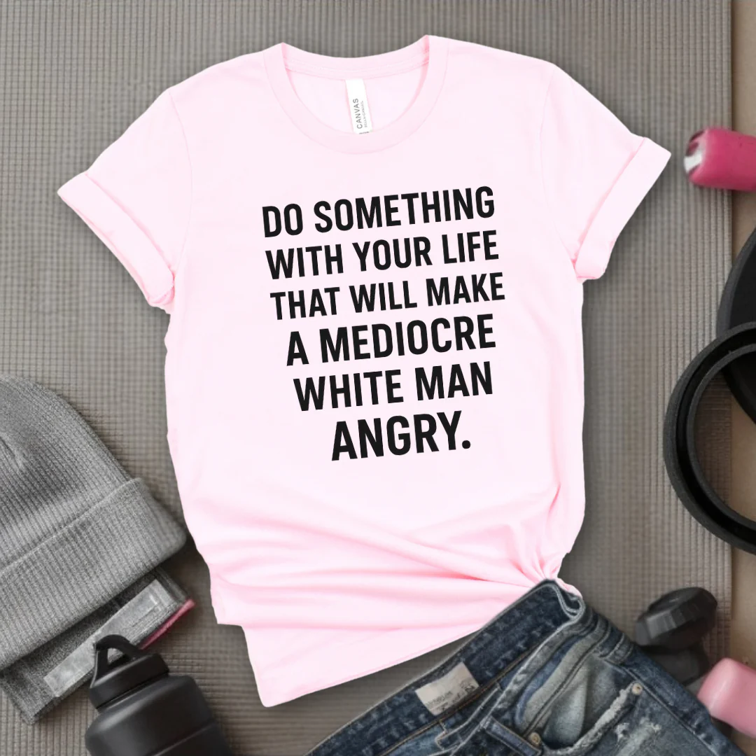 Do Something With Your Life - Women Empowerment Tee - Gift for Her - Bella Canvas 3001 - Image 6