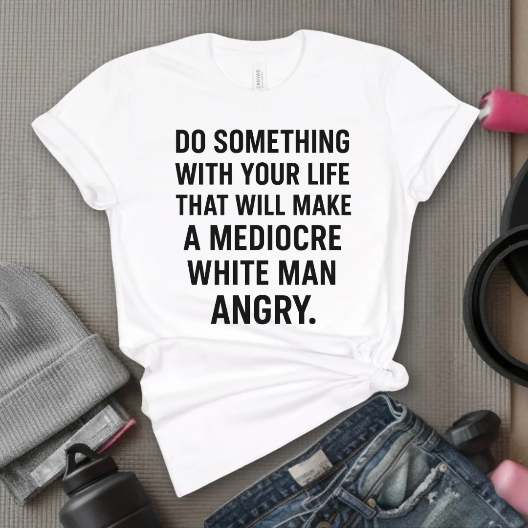 Do Something With Your Life - Women Empowerment Tee - Gift for Her - Bella Canvas 3001 - Image 7