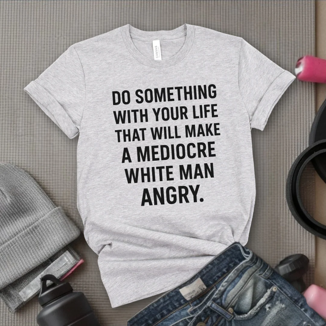 Do Something With Your Life - Women Empowerment Tee - Gift for Her - Bella Canvas 3001 - Image 8