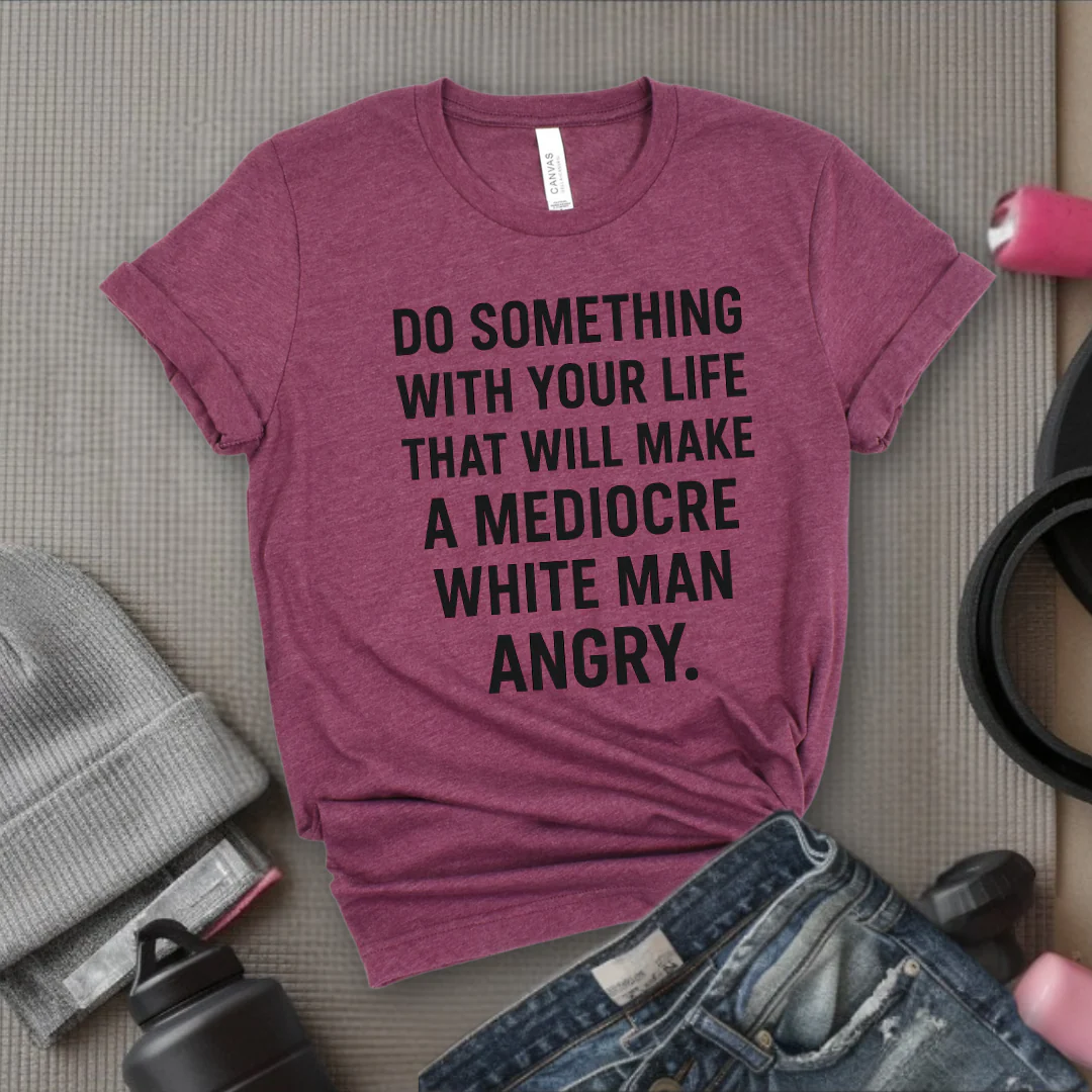 Do Something With Your Life - Women Empowerment Tee - Gift for Her - Bella Canvas 3001 - Image 9