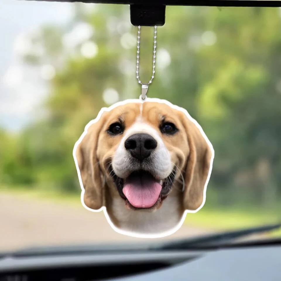 Dog Cat Bff Husband Wife Boyfriend Girlfriend Face Personalized Shape Ornament - Image 4