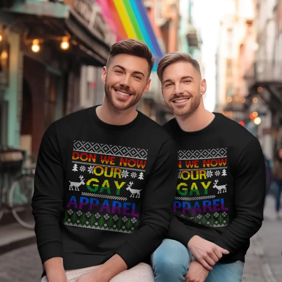 Don We Now Our Gay Apparel, Standard Crew Necklace, Gift For LGBT Lesbian Gay Community | 311IHPBNTS1111 - Image 3
