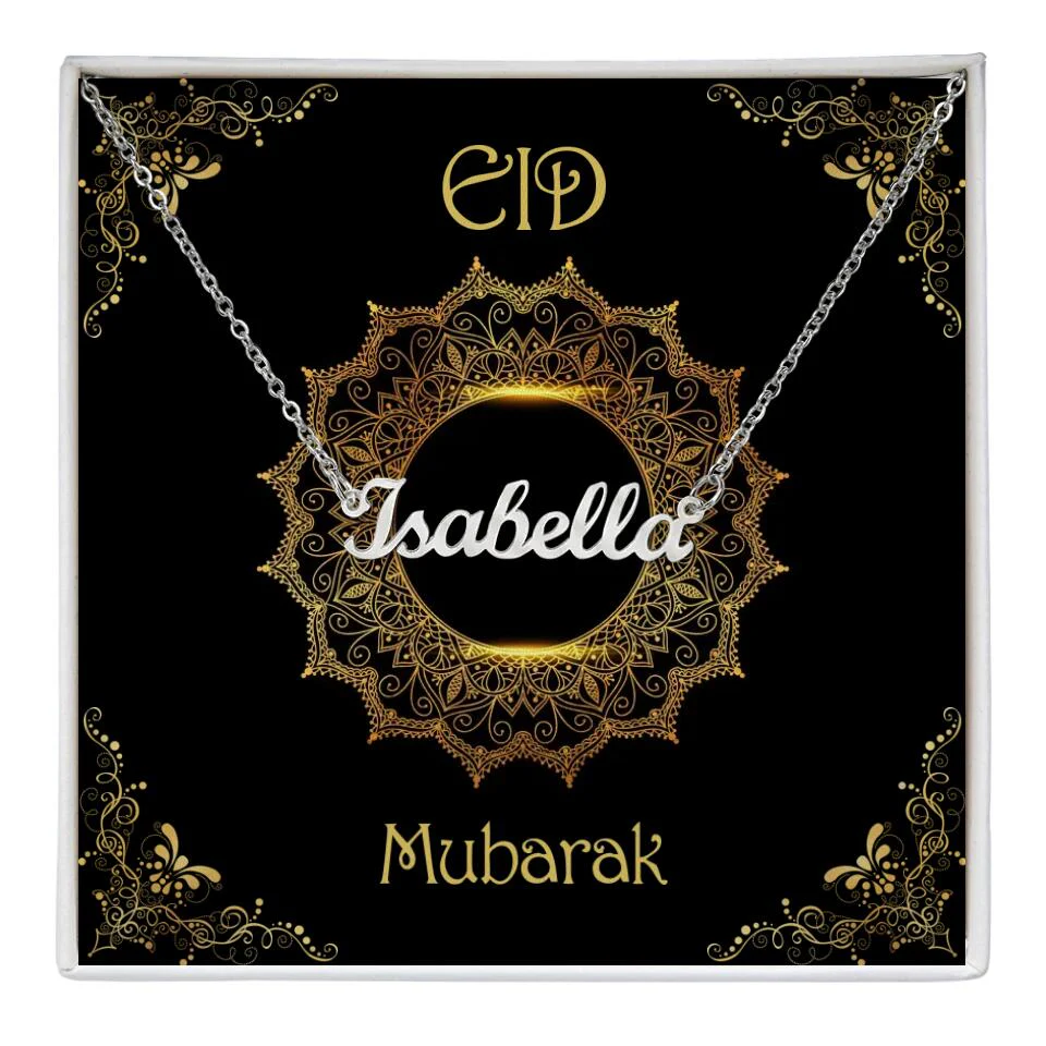 Eid Mubarak Ramadan Custom Necklace Gift for Eid - Image 4