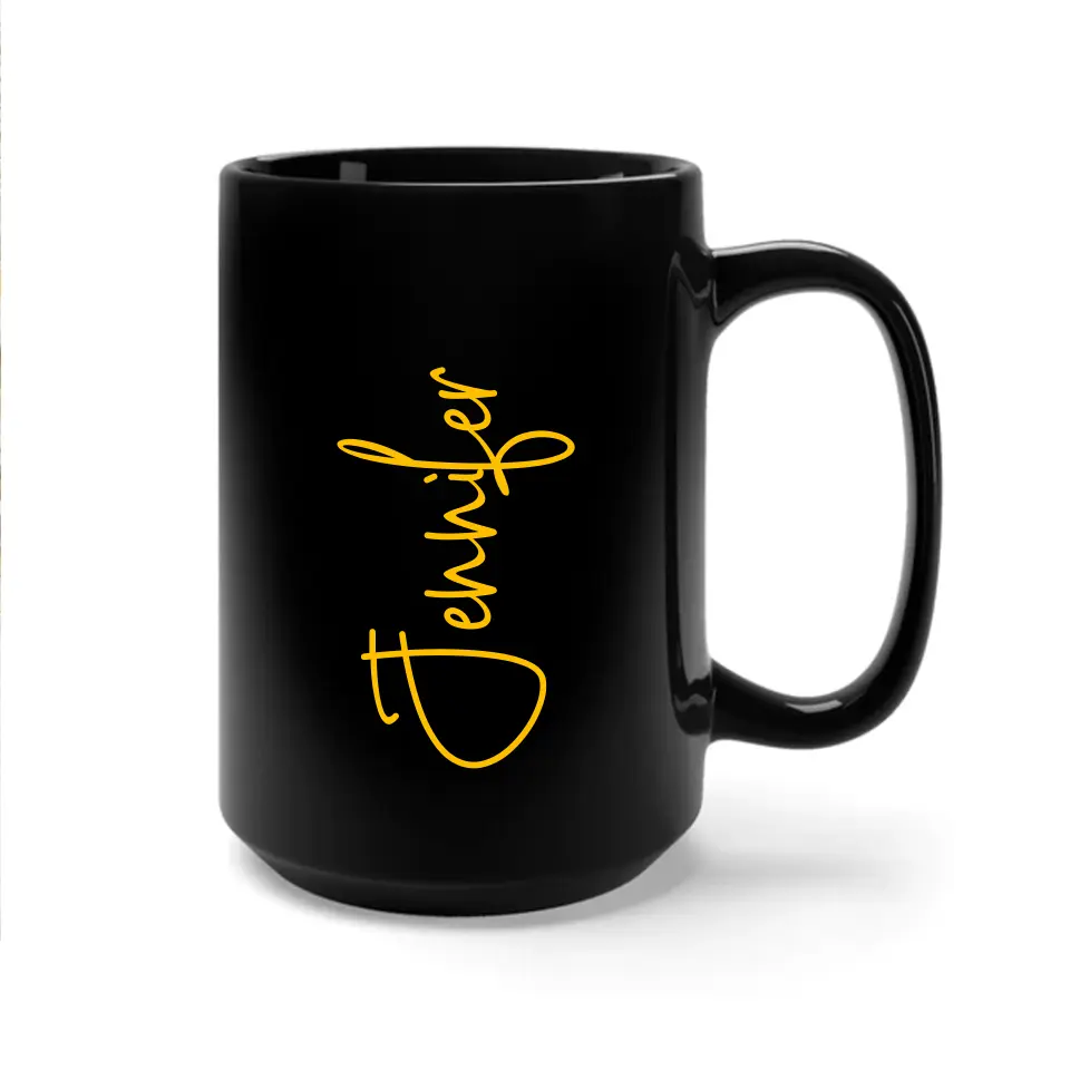 Eid Mubarak Ramadan - Personalized Black Mug - Eid Gift For Husband or Wife - Image 8