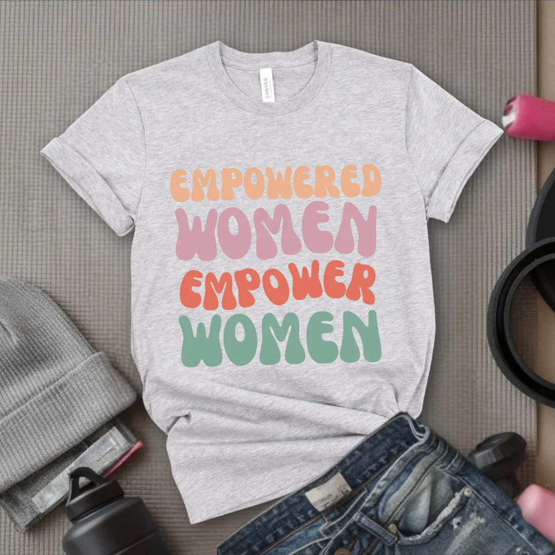 Empowered Women Empower Women Shirt - Feminism T-shirt - Women Support Women Shirt - Retro Women Empowerment Shirt - Self Gift - Bella Canvas 3001 - Image 10