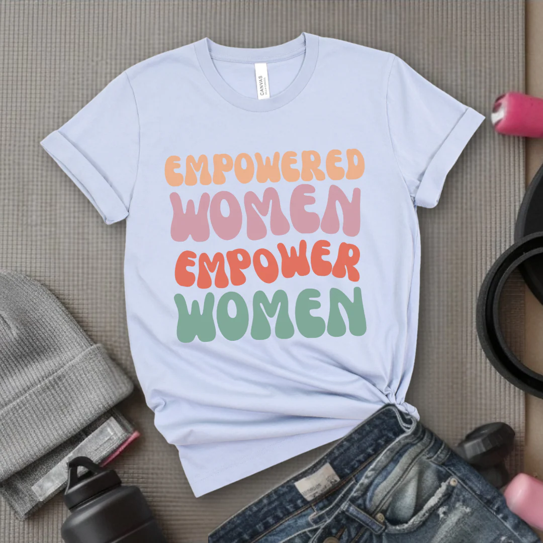 Empowered Women Empower Women Shirt - Feminism T-shirt - Women Support Women Shirt - Retro Women Empowerment Shirt - Self Gift - Bella Canvas 3001 - Image 8