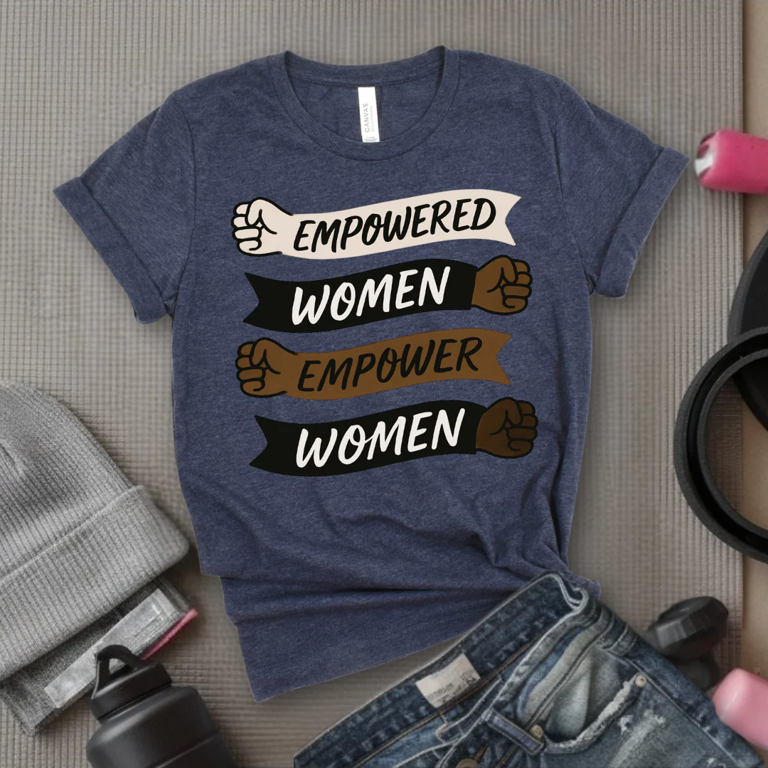 Empowered Women Empower Women V2 - Women Empowerment Tee - Gift for Her - Bella Canvas 3001 - Image 2