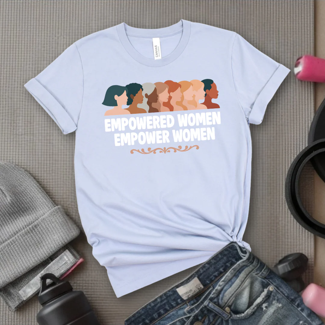 Empowered Women Empower Women V4- Women Empowerment Tee - Gift for Her - Bella Canvas 3001 - Image 4