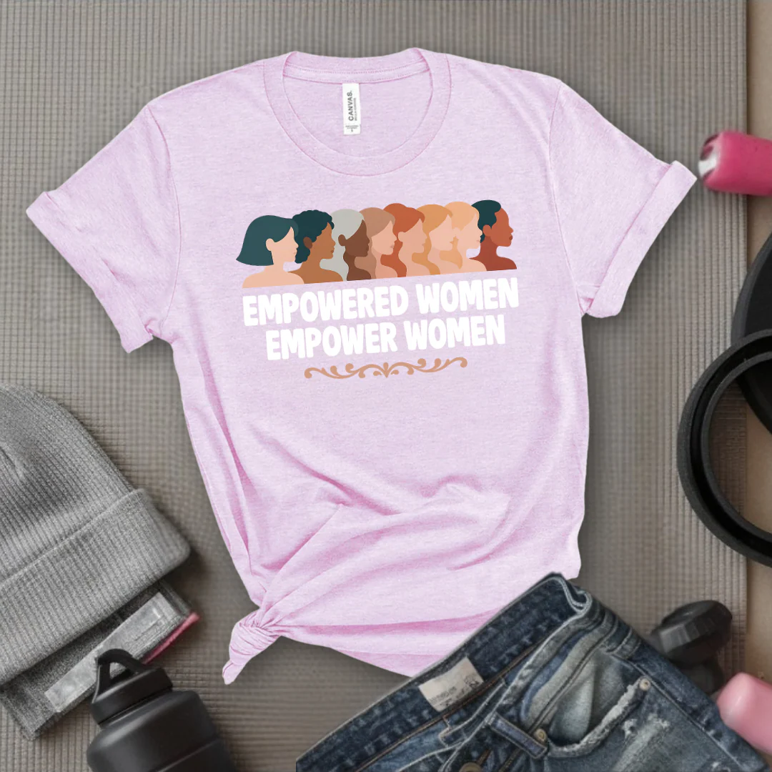 Empowered Women Empower Women V4- Women Empowerment Tee - Gift for Her - Bella Canvas 3001 - Image 5