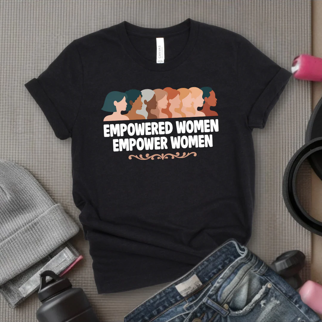Empowered Women Empower Women V4- Women Empowerment Tee - Gift for Her - Bella Canvas 3001 - Image 7