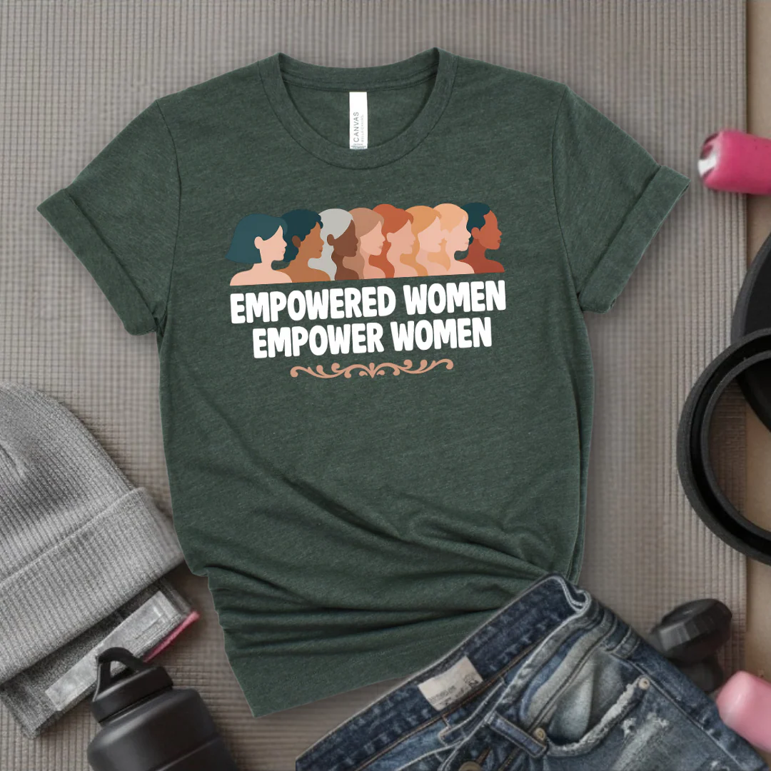 Empowered Women Empower Women V4- Women Empowerment Tee - Gift for Her - Bella Canvas 3001 - Image 9