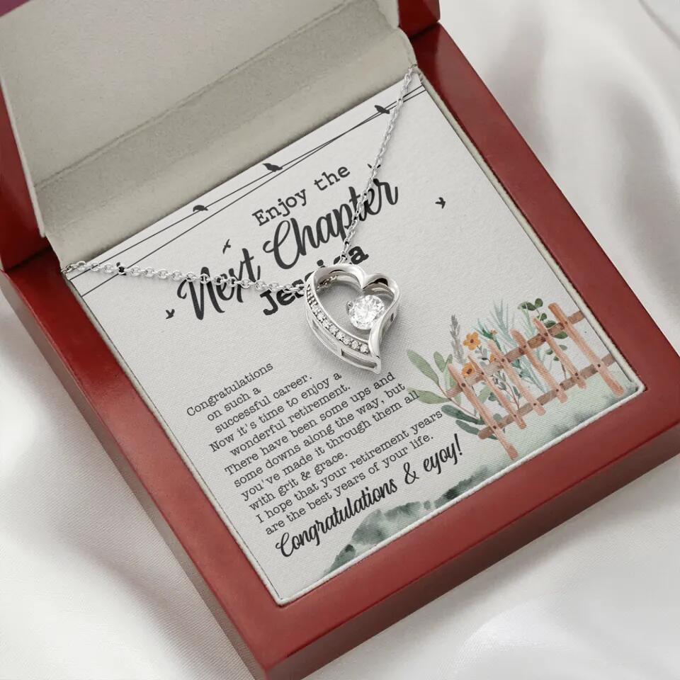 Enjoy The Next Chapter - Multiple Choice Necklace Chain Jewelry - Retirement Gift For Her - Image 27