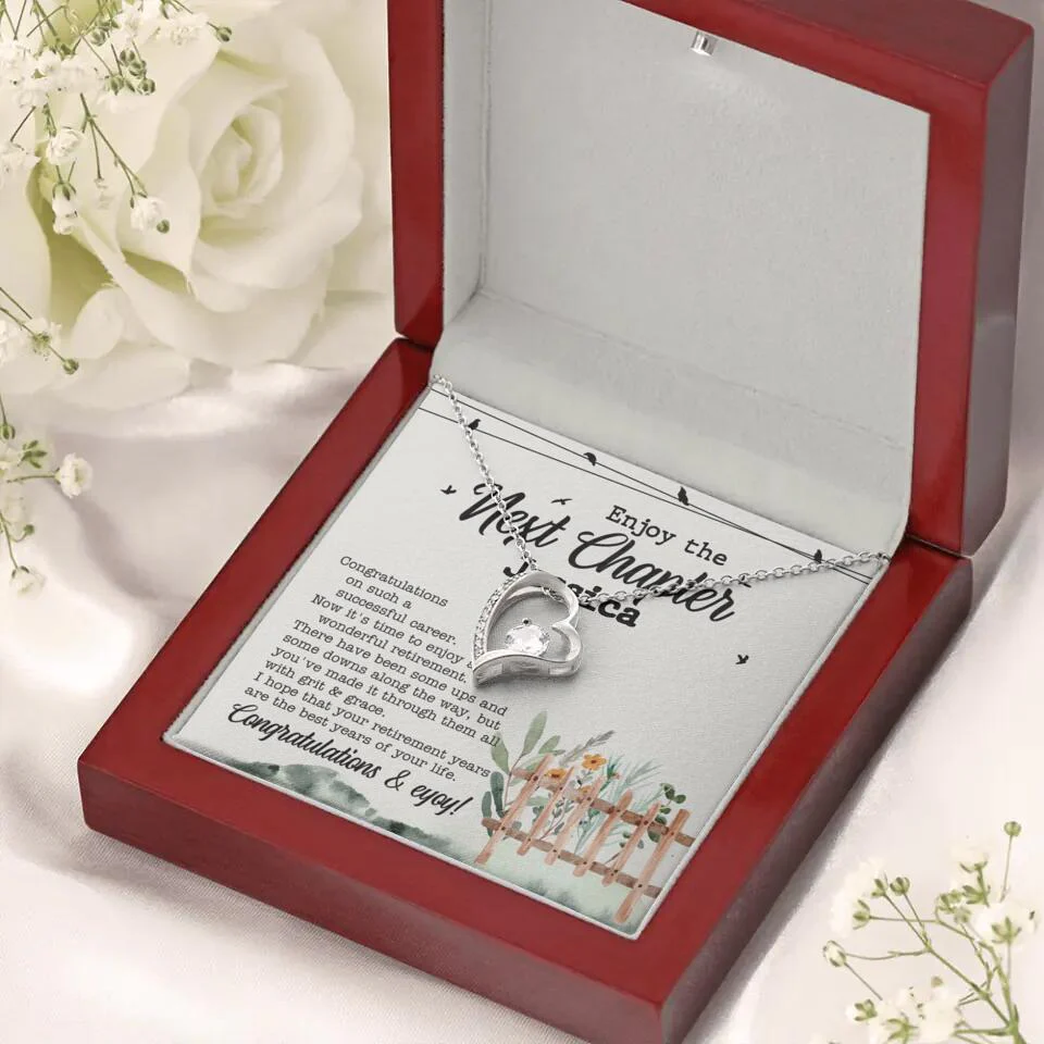 Enjoy The Next Chapter - Multiple Choice Necklace Chain Jewelry - Retirement Gift For Her - Image 30