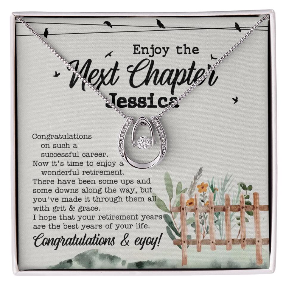 Enjoy The Next Chapter - Multiple Choice Necklace Chain Jewelry - Retirement Gift For Her - Image 32