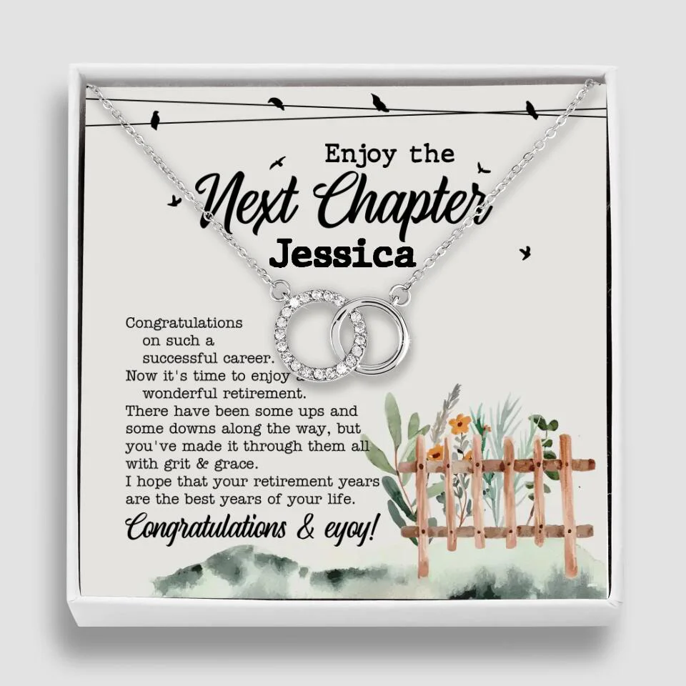 Enjoy The Next Chapter - Multiple Choice Necklace Chain Jewelry - Retirement Gift For Her - Image 56