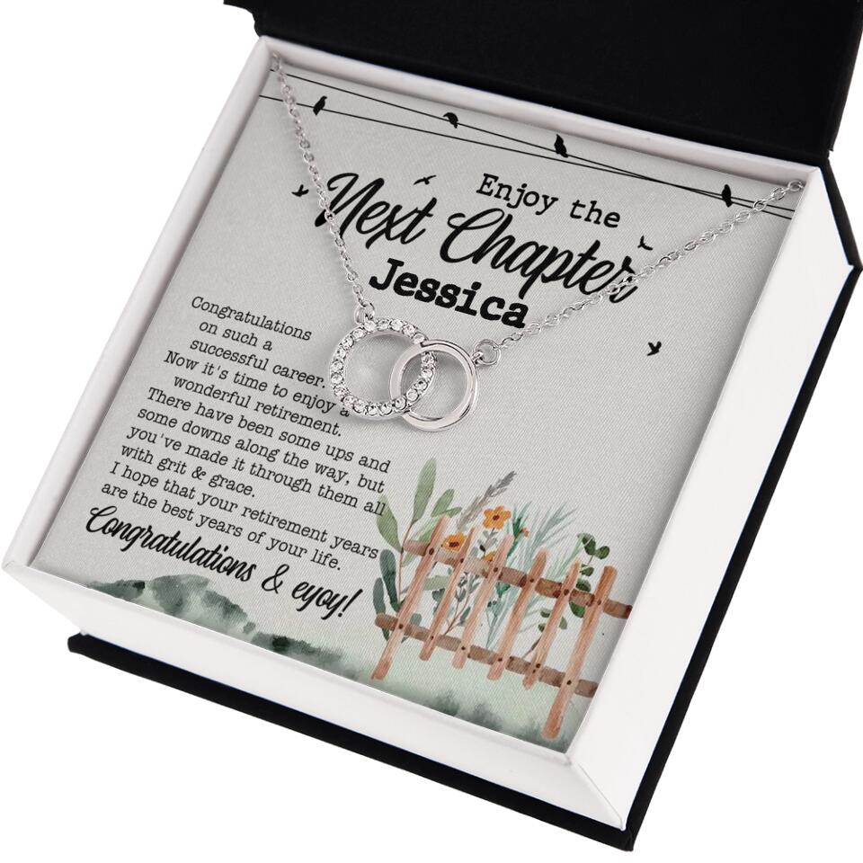 Enjoy The Next Chapter - Multiple Choice Necklace Chain Jewelry - Retirement Gift For Her - Image 58