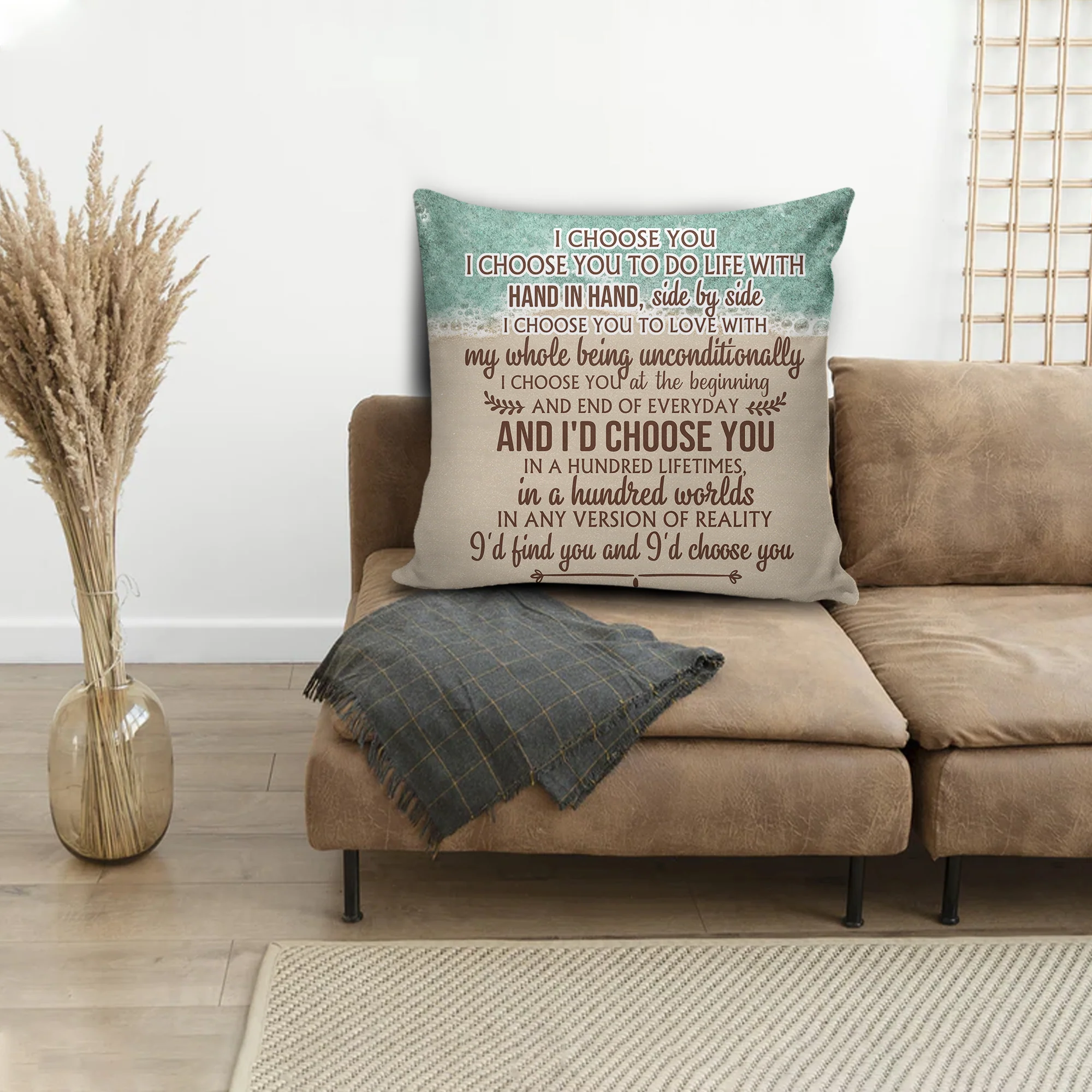 Every Love Story Is Beautiful, But Ours Is My Favorite - Canvas Pillow - Anniversary Gift - Image 5