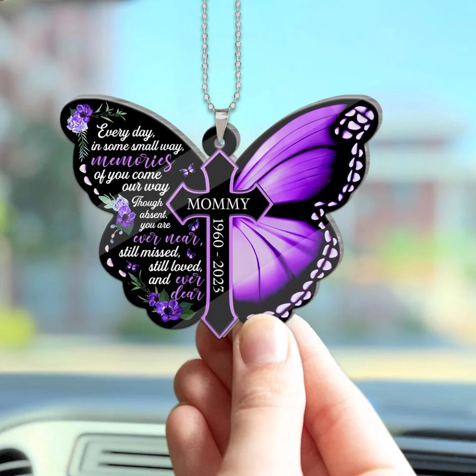 Everyday In Some Small Way Memories Of You Come Our Way - Personalized Car Ornament - Best Memorial Gift For Your Lovers - 303IHPBNOR390 - Image 4