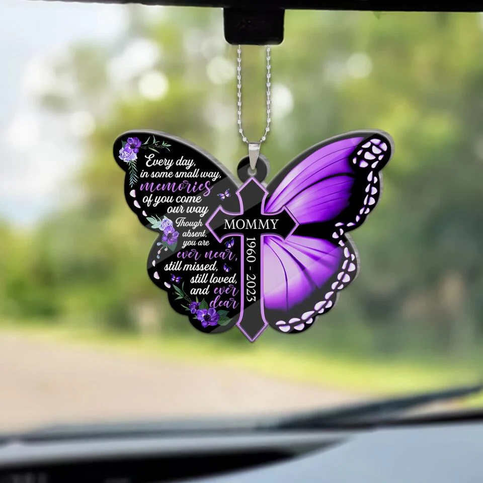 Everyday In Some Small Way Memories Of You Come Our Way - Personalized Car Ornament - Best Memorial Gift For Your Lovers - 303IHPBNOR390 - Image 5