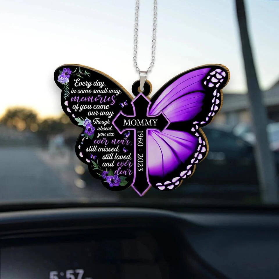 Everyday In Some Small Way Memories Of You Come Our Way - Personalized Car Ornament - Best Memorial Gift For Your Lovers - 303IHPBNOR390 - Image 6