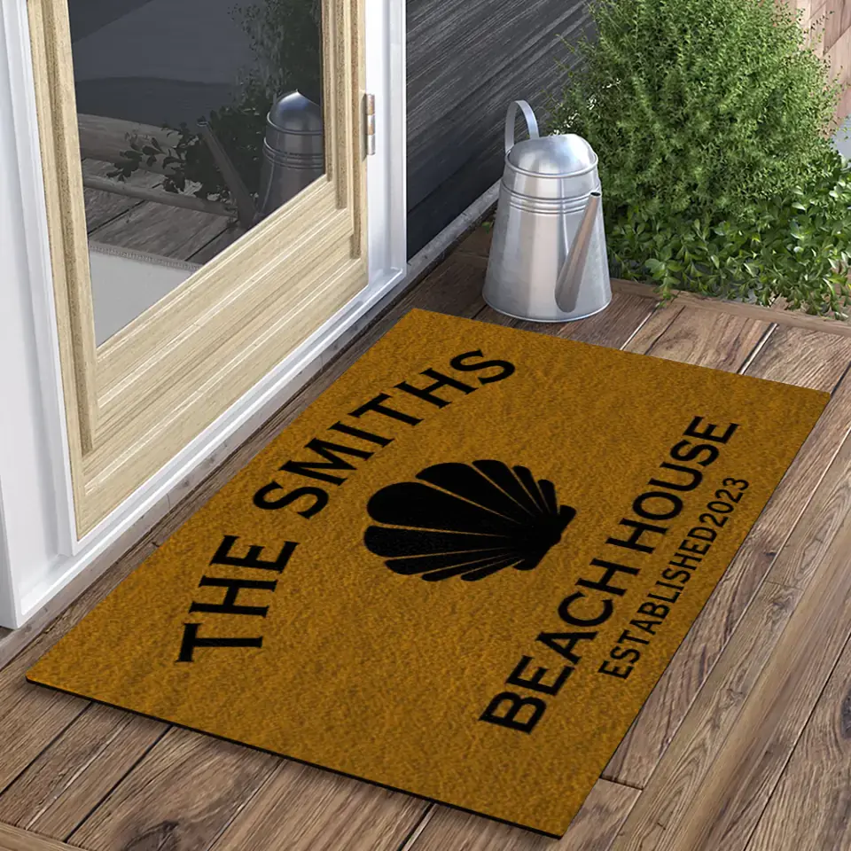 Family Beach House Established - Personalized Doormat - Gift for Beach Lover - Summer Gift for Beloved BFF Mom Dad - Image 4