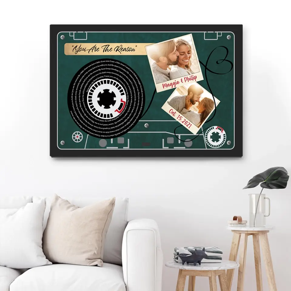 Favorite Things Lyrics Custom Canvas Poster Anniversary Gift For Couple - Image 6