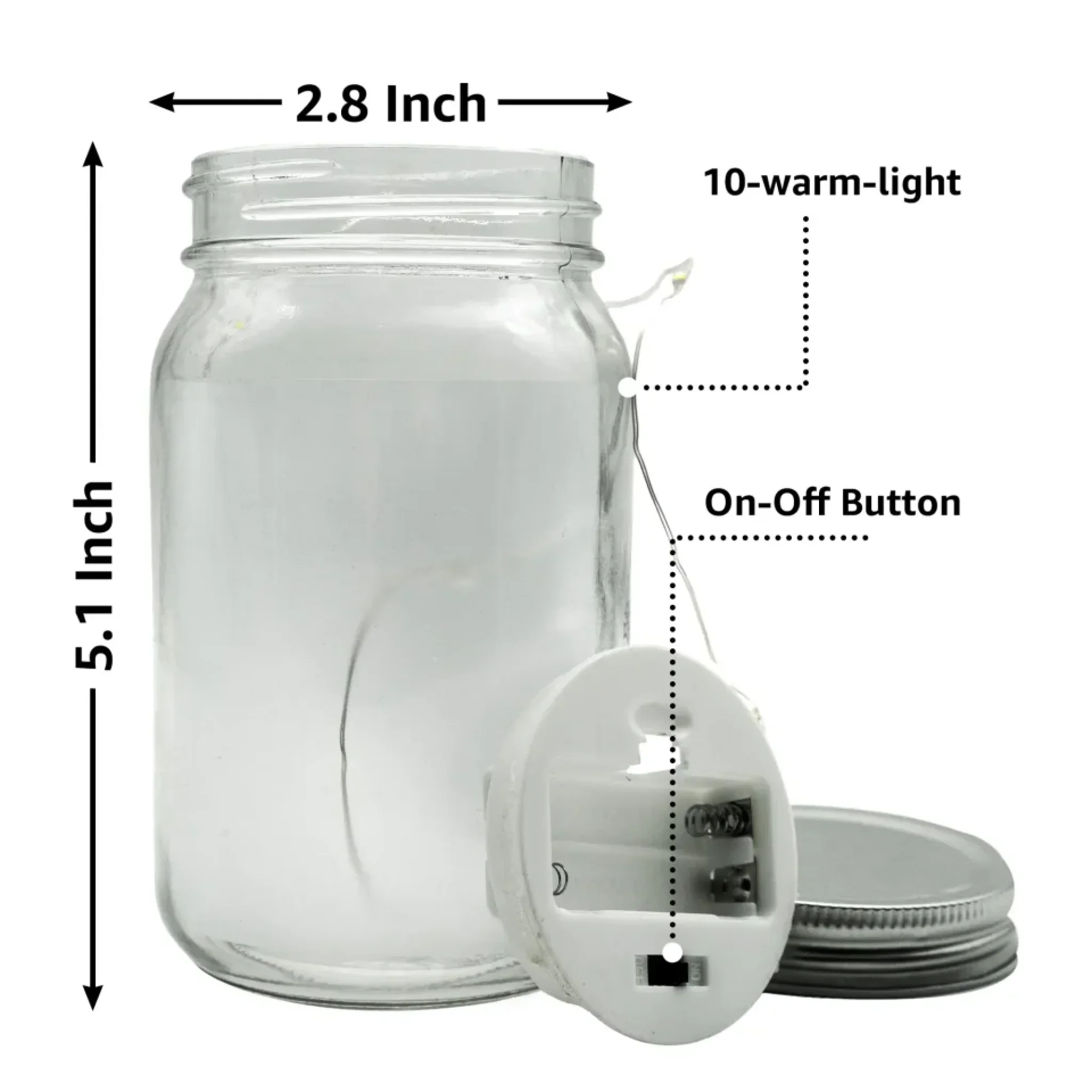 F*ck Valentine's Day I Love You Everyday - Personalized Mason Jar Light - Sexy Valentine Gifts for Couples, Him, Her - Image 6