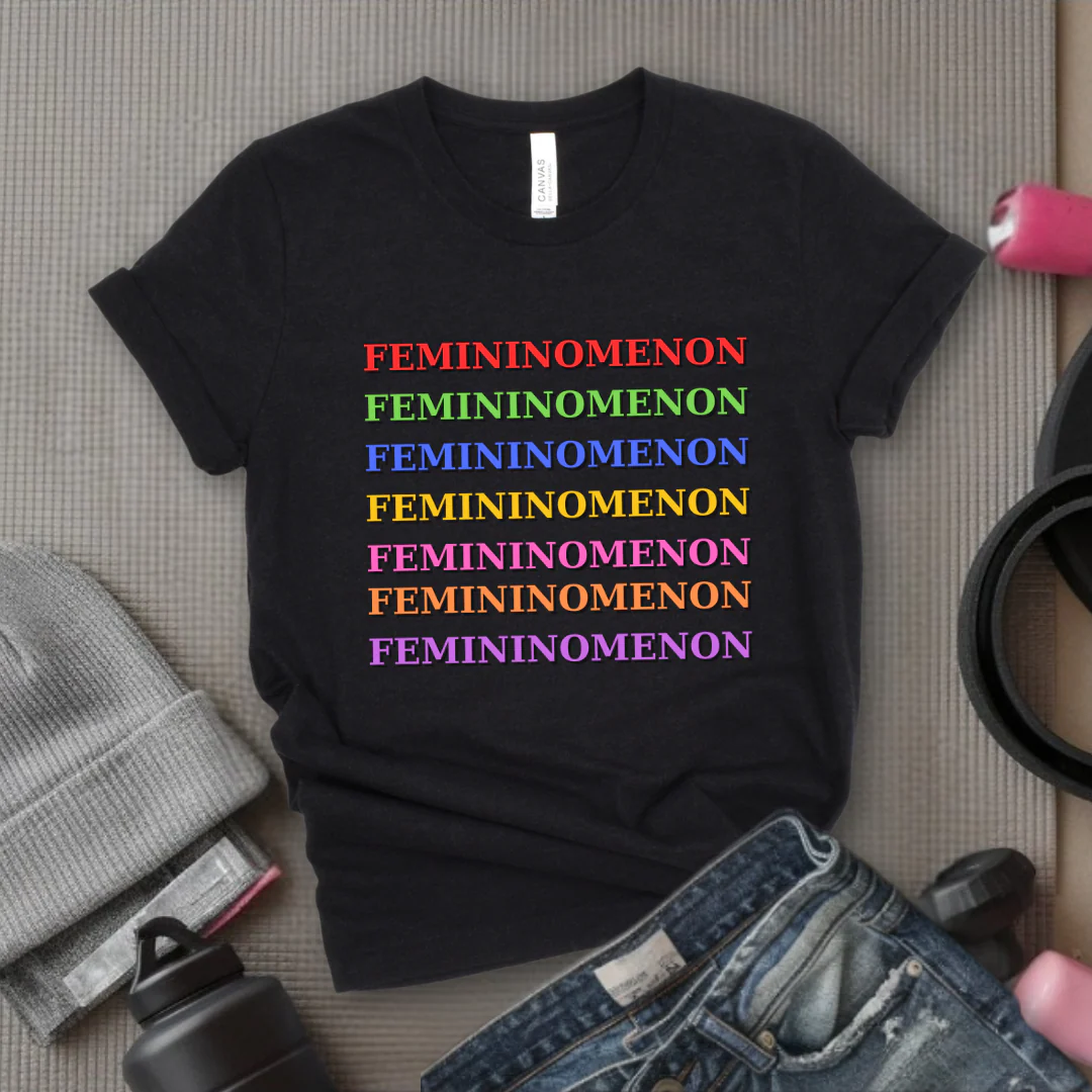 Femininomenon Shirt - Feminist T-Shirt - Women Empowerment Tee - Bella Canvas 3001 - Image 2