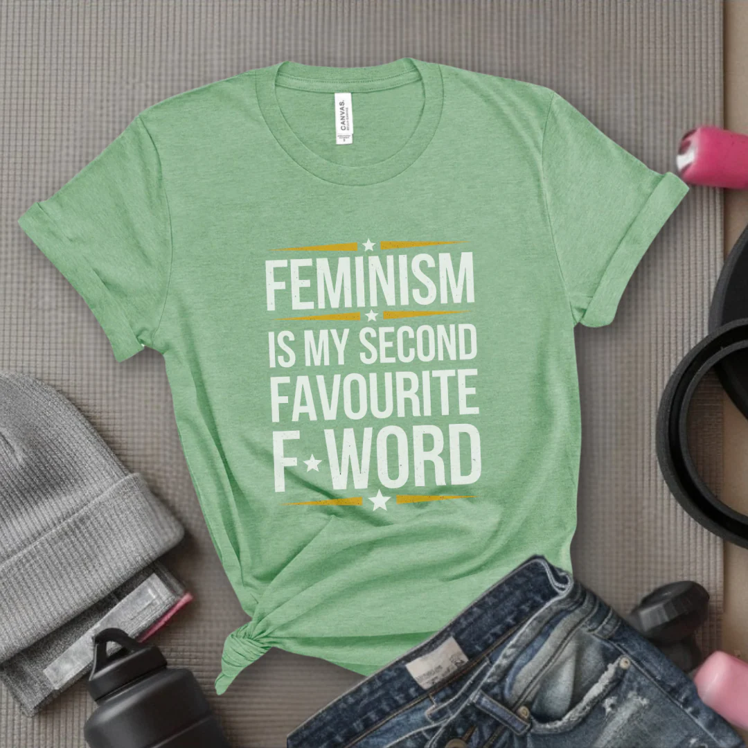 Feminism Second Favorite F Word - Women Empowerment T-Shirts - Unisex Jersey Short Sleeve Shirt - Gift for Feminists - Bella Canvas 3001 - Image 10