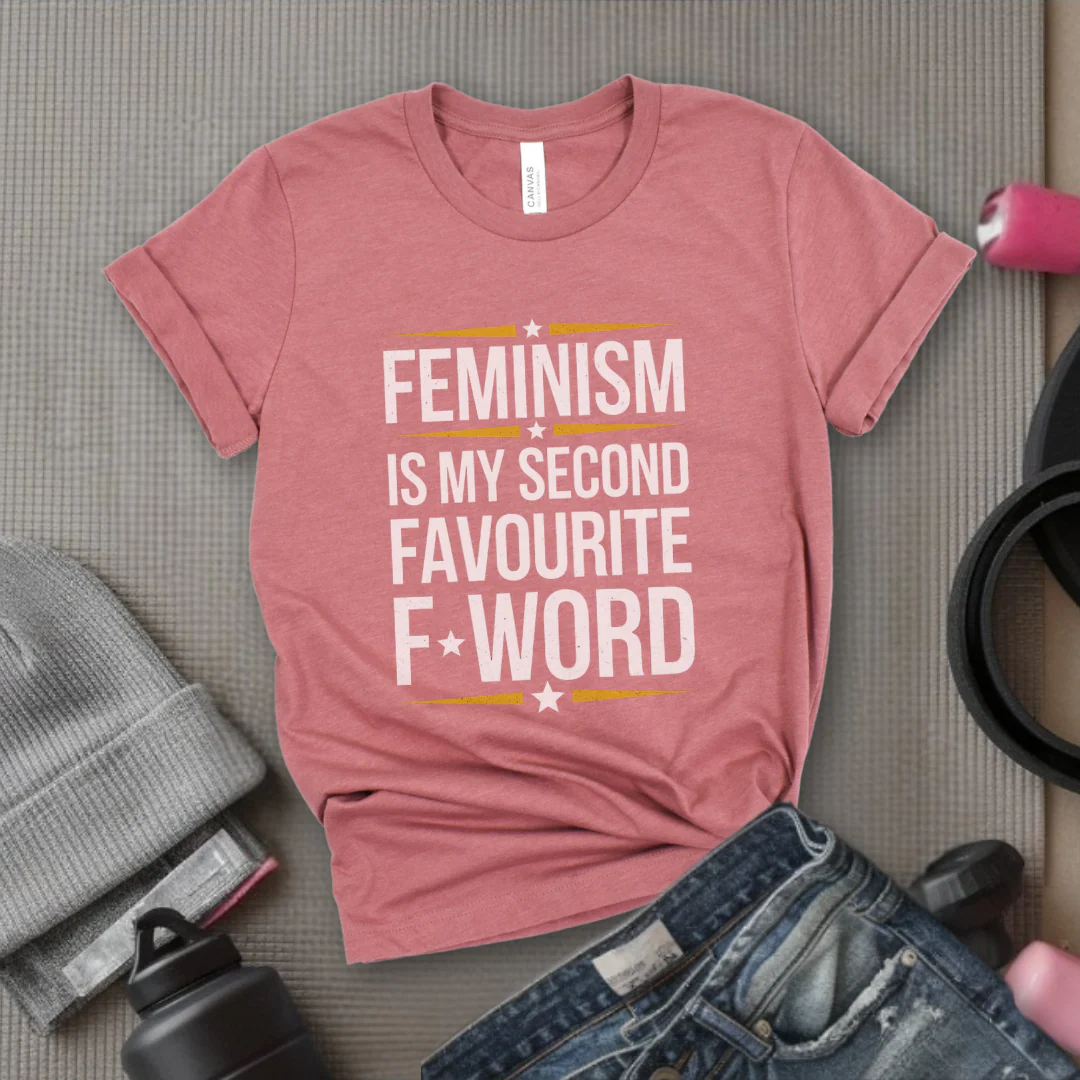 Feminism Second Favorite F Word - Women Empowerment T-Shirts - Unisex Jersey Short Sleeve Shirt - Gift for Feminists - Bella Canvas 3001 - Image 6