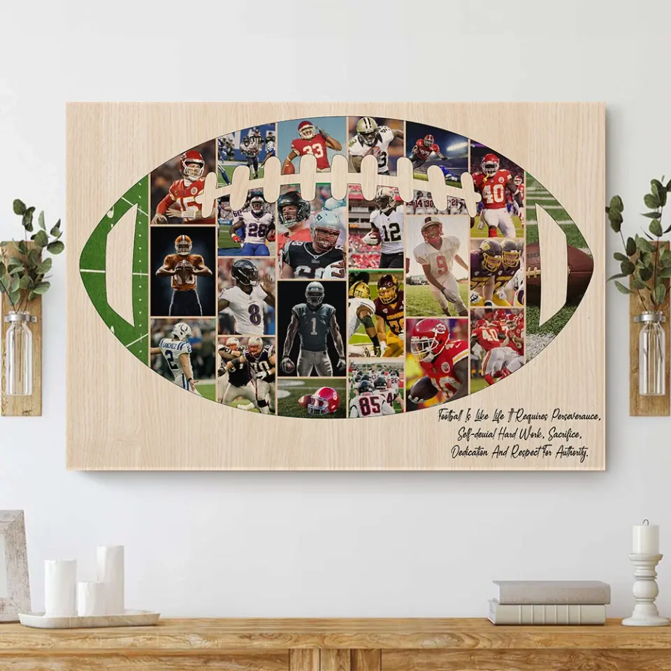 Football Is Like Life Requires, Personalized Canvas Poster, Gift For Football Players, Lovers | 309IHPNPCA264 - Image 12