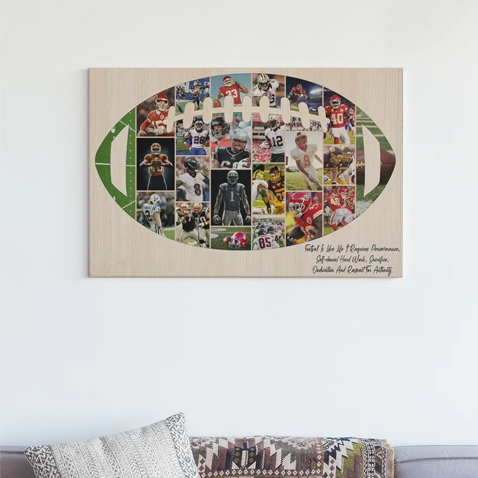 Football Is Like Life Requires, Personalized Canvas Poster, Gift For Football Players, Lovers | 309IHPNPCA264 - Image 13