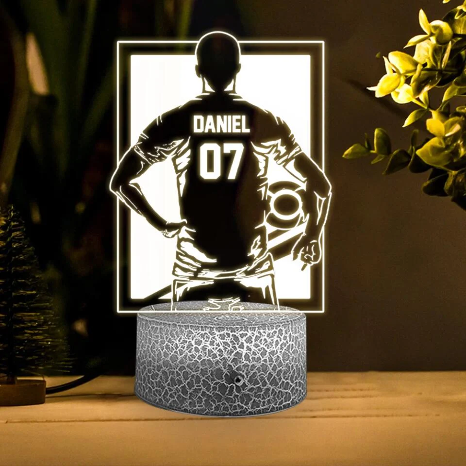 Football Player - Baseball Player - Personalized 3D Led Light - Image 4