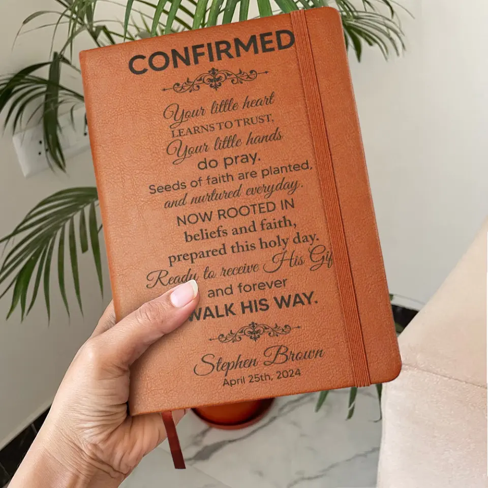 Forever Walk His Way - Personalized Graphic Leather Journal - Image 4