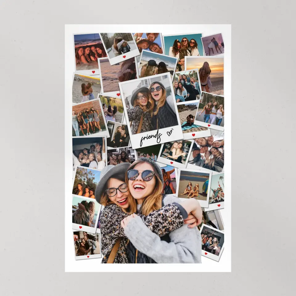 Friends And Love In Every Moment Upload Photo Canvas And Poster - Image 11