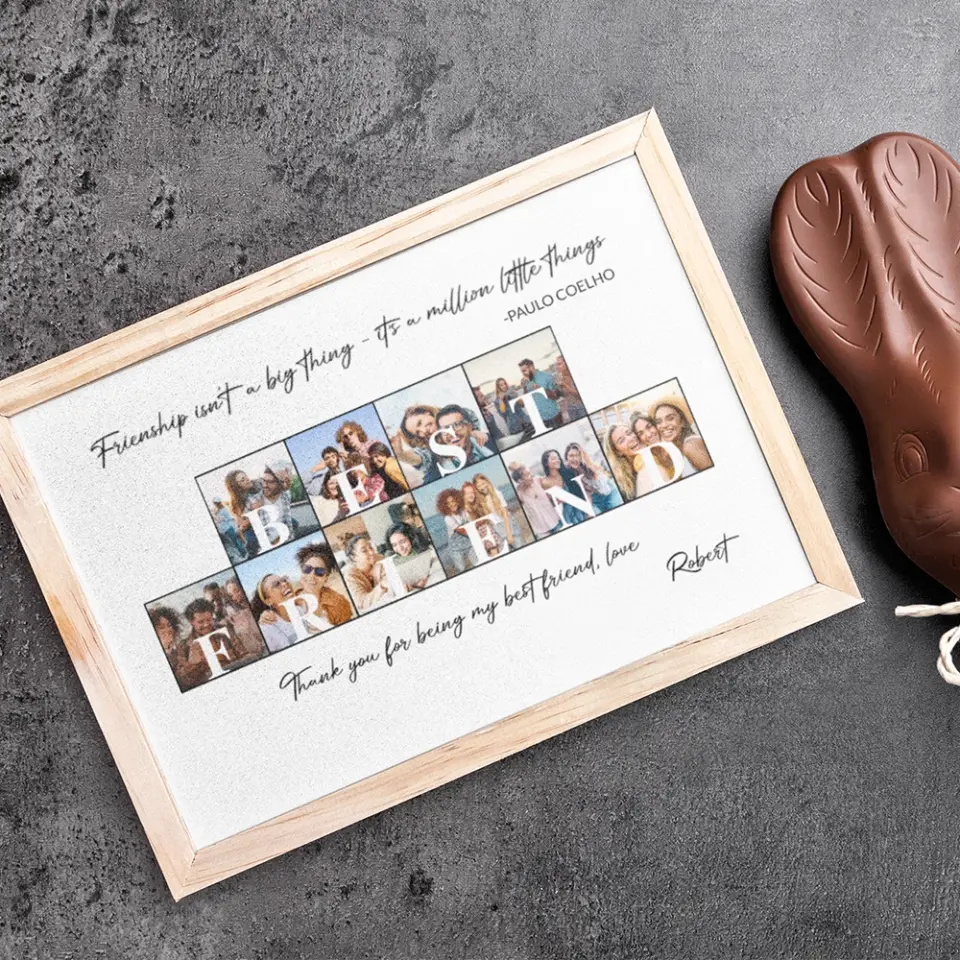 Friendship Isn't A Big Thing Personalized Canvas Poster - Image 16