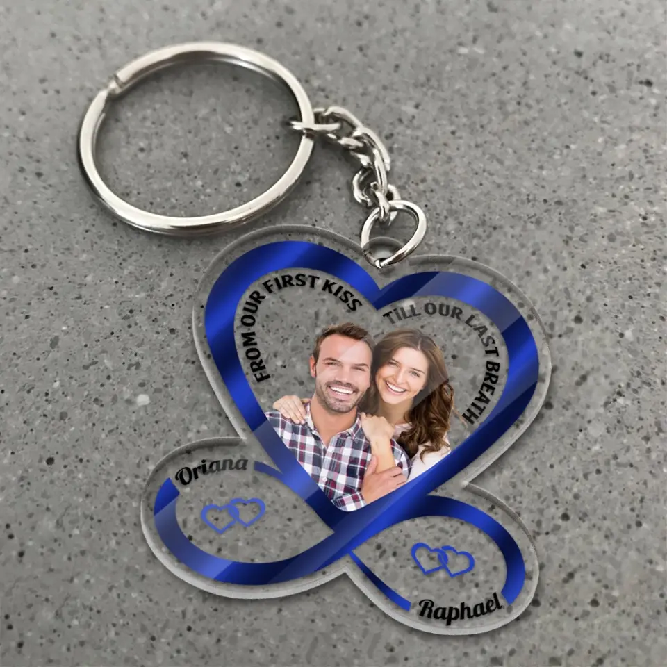 From Our First Kiss Till Our Last Breath Acrylic Keychain - Image 4