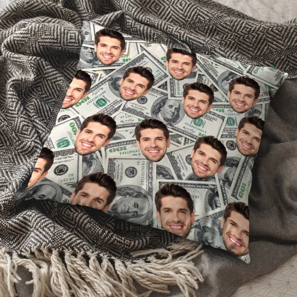 Funny Custom Face - Personalized Pillow - Image 3