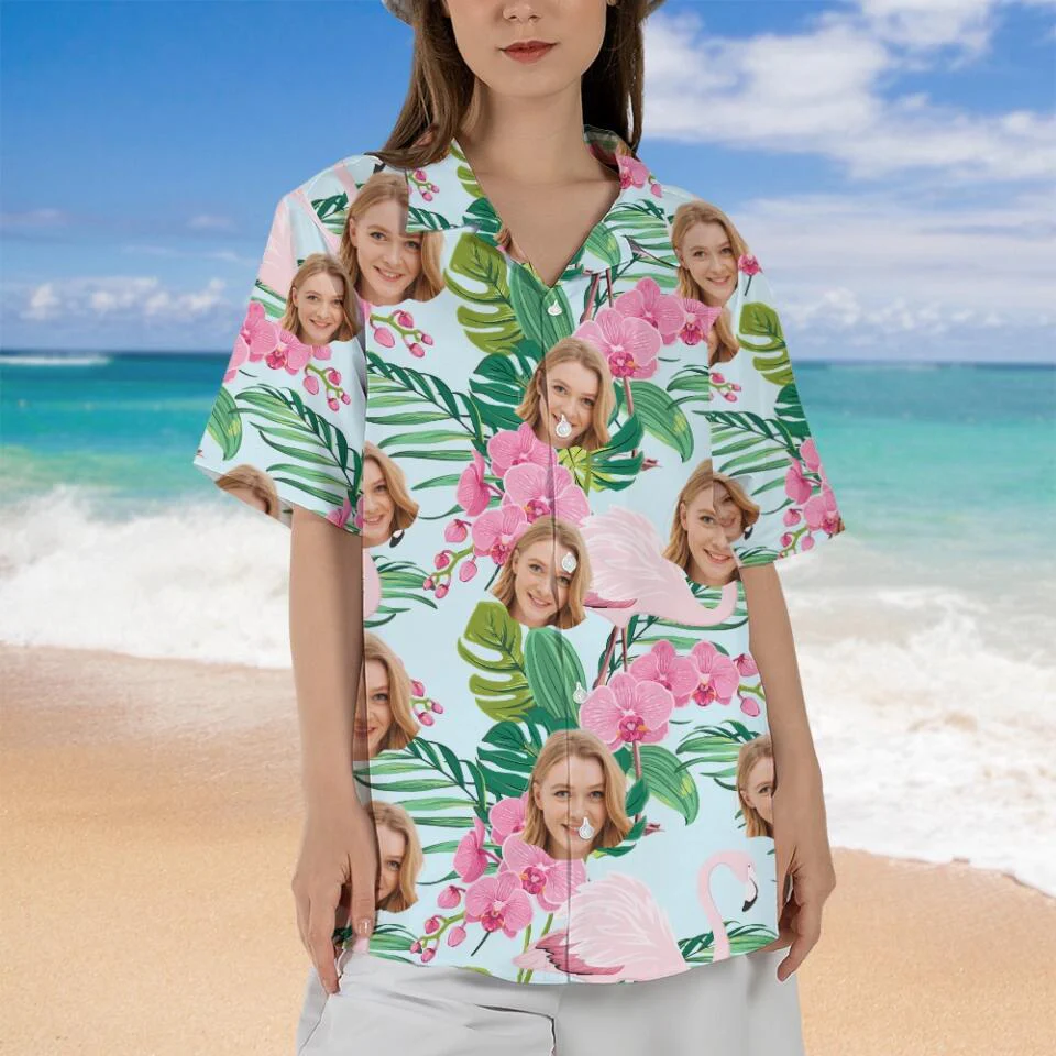 Funny Face Hawaii Shirt - Personalized Hawaiian Shirt - Summer Gift for BFF Beloved - Image 9