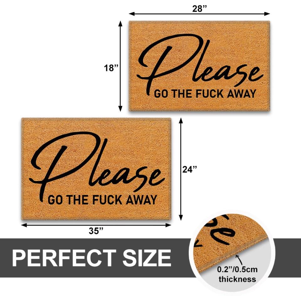 Funny Fuck Saying Quotes Doormat - Housewarming Gift for Bestie, Family Members, Coworker - Home Outside Decor - Image 3