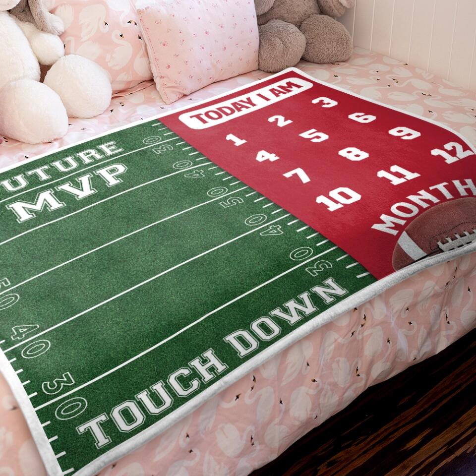 Future Goal Football Soccer Basketball Baseball Custom Blanket Gift For Son - Image 10