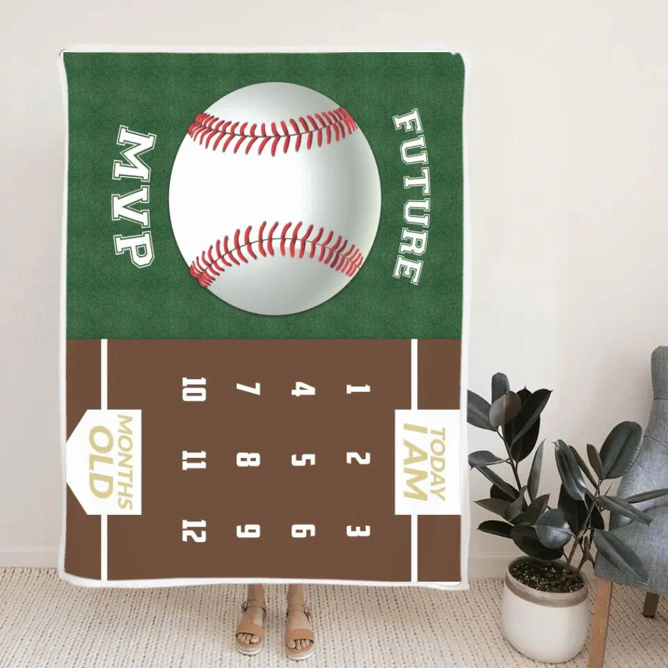 Future Goal Football Soccer Basketball Baseball Custom Blanket Gift For Son - Image 4