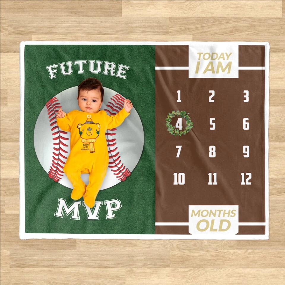 Future Goal Football Soccer Basketball Baseball Custom Blanket Gift For Son - Image 6