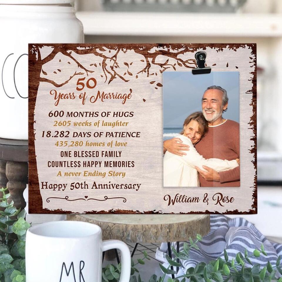 Gift For 50 Years Wedding Anniversary - Personalized Poster/Canvas Home Decor, Wall Art - Gift For 50 Years Wedding Anniversary  208IHPTHPT075 - Image 4