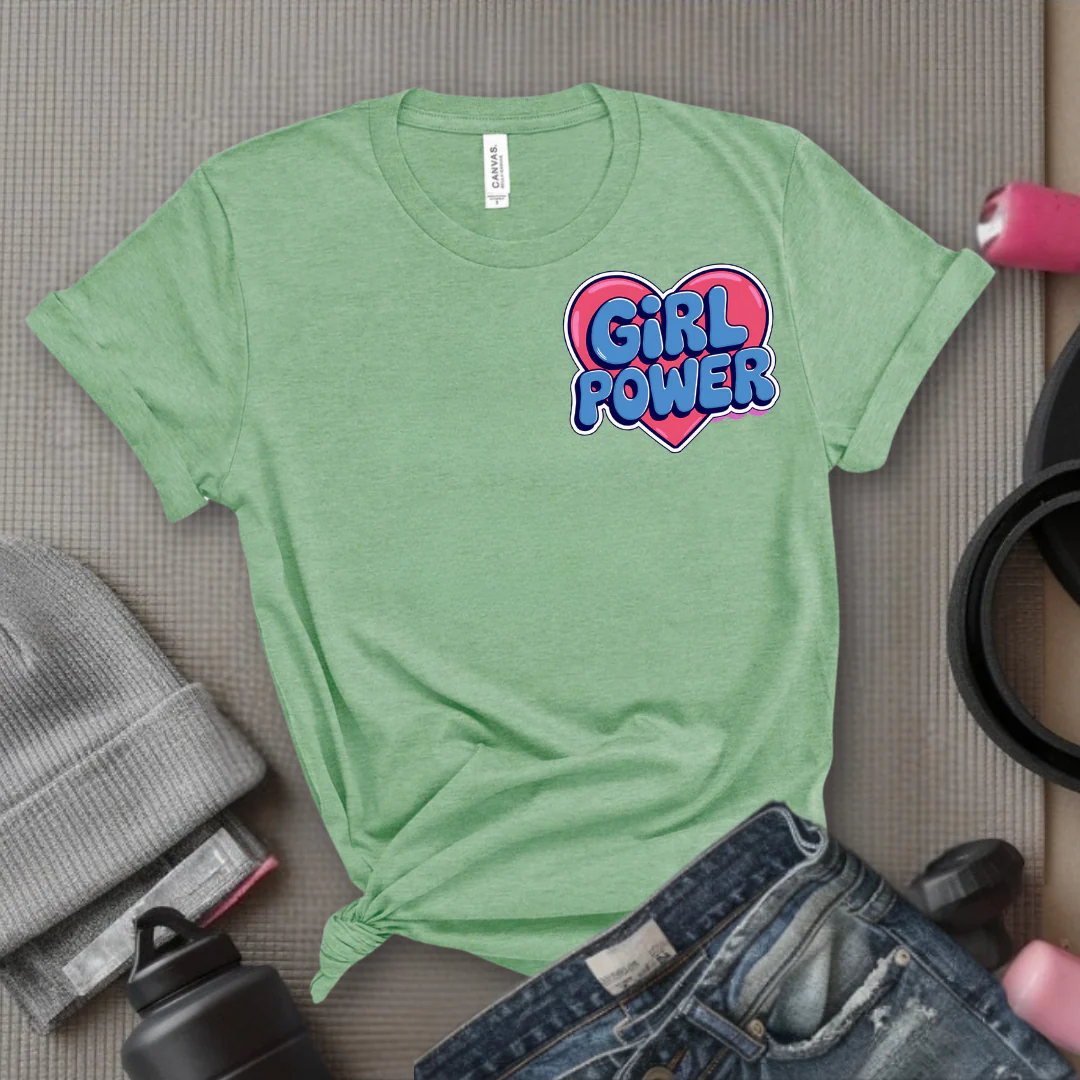 Girl Power Pocket T-shirt - Women Right Inspired Tee - Unisex Jersey Short Sleeve Shirt - Gift for Yourself, Female Friends - Bella Canvas 3001 - Image 11
