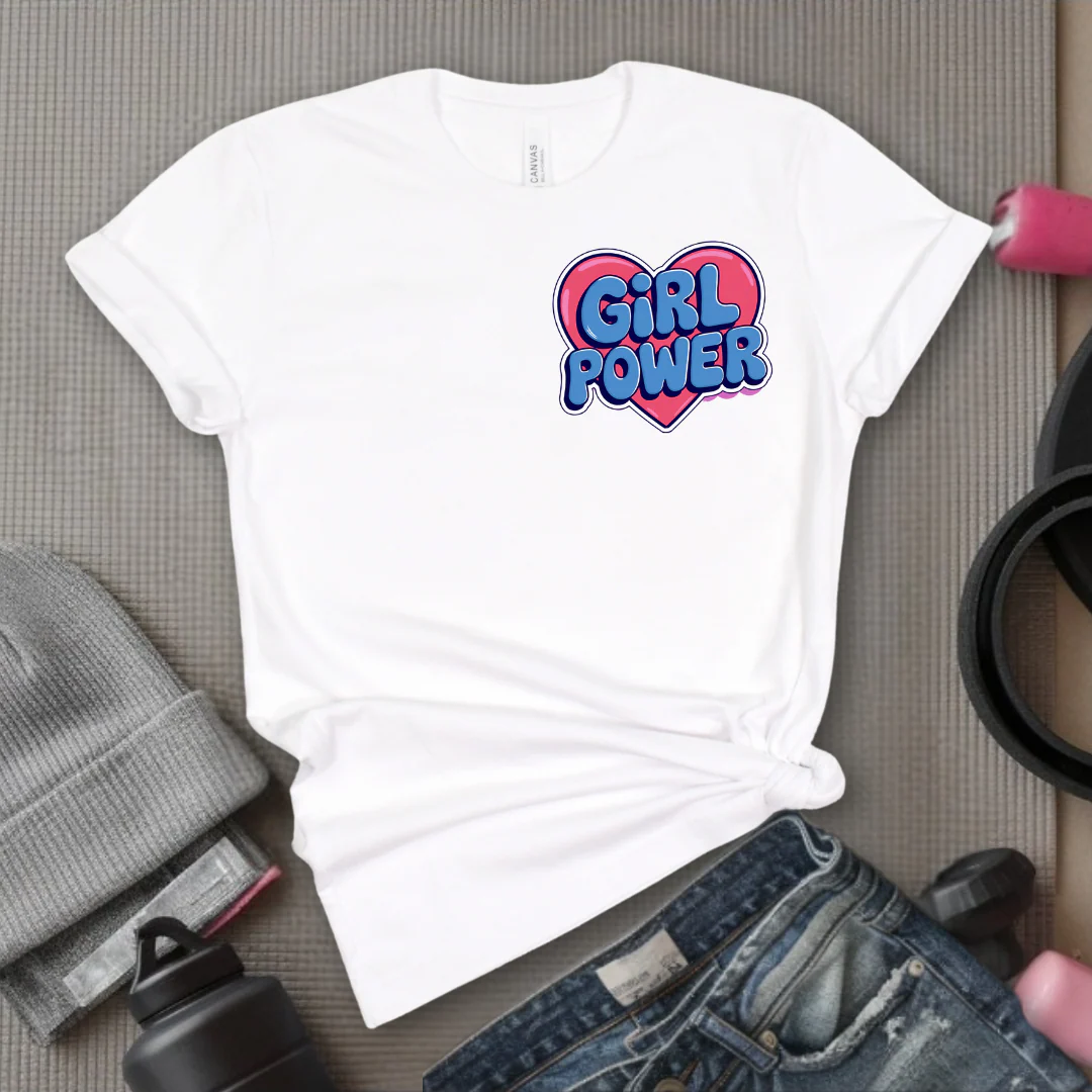 Girl Power Pocket T-shirt - Women Right Inspired Tee - Unisex Jersey Short Sleeve Shirt - Gift for Yourself, Female Friends - Bella Canvas 3001 - Image 13