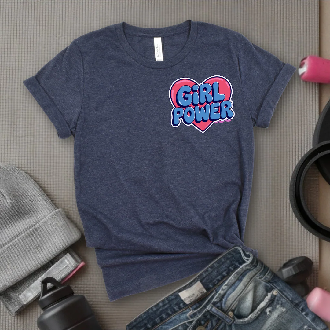 Girl Power Pocket T-shirt - Women Right Inspired Tee - Unisex Jersey Short Sleeve Shirt - Gift for Yourself, Female Friends - Bella Canvas 3001 - Image 6
