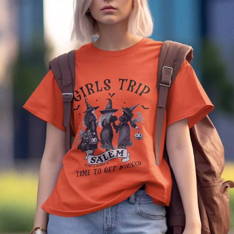 Girls Trip Salem Time To Get Wicked - Sweatshirt - Image 15