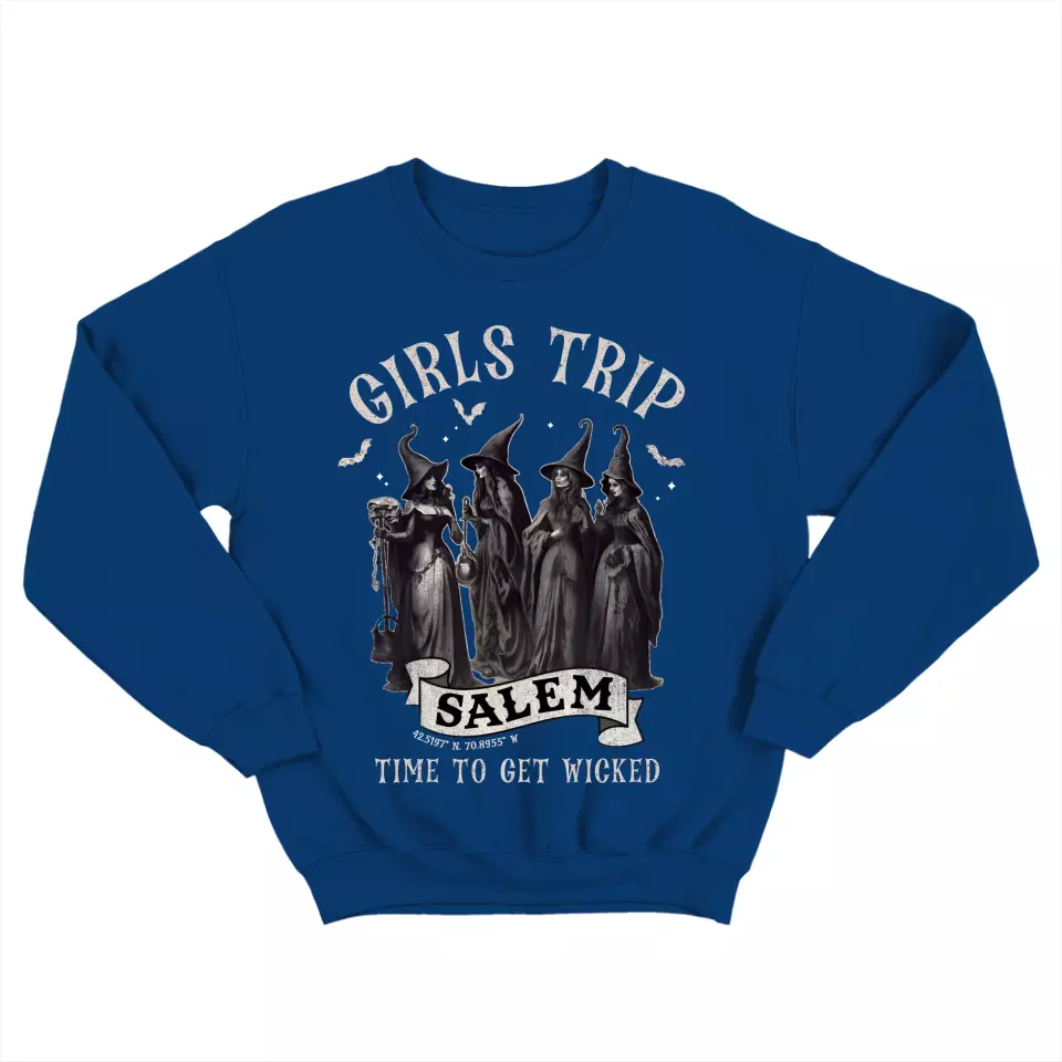 Girls Trip Salem Time To Get Wicked - Sweatshirt - Image 2