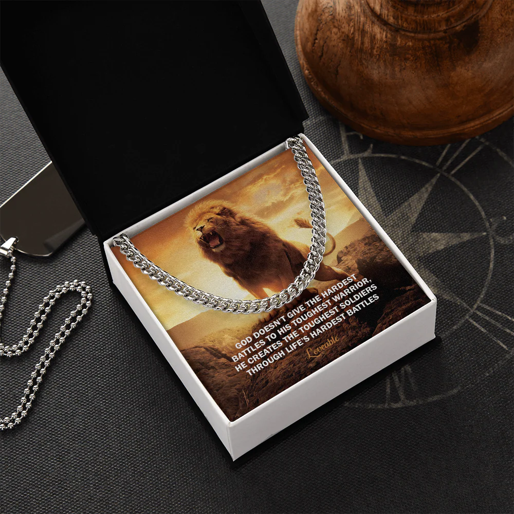 God Doesn't Give TheHardest - Cuban Link Chain - Image 2